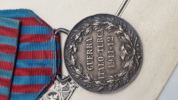 Original Commemorative Medal for den Italo-Tyrkiske Krig samt urkunde