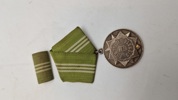 DDR Original Medalje for tro tjeneste i Nationale Volksarmee" (National Folkearmé) samt urkunde