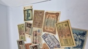 Samling originale tyske pengesedler