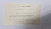 Original evakueringsseddel, ww2