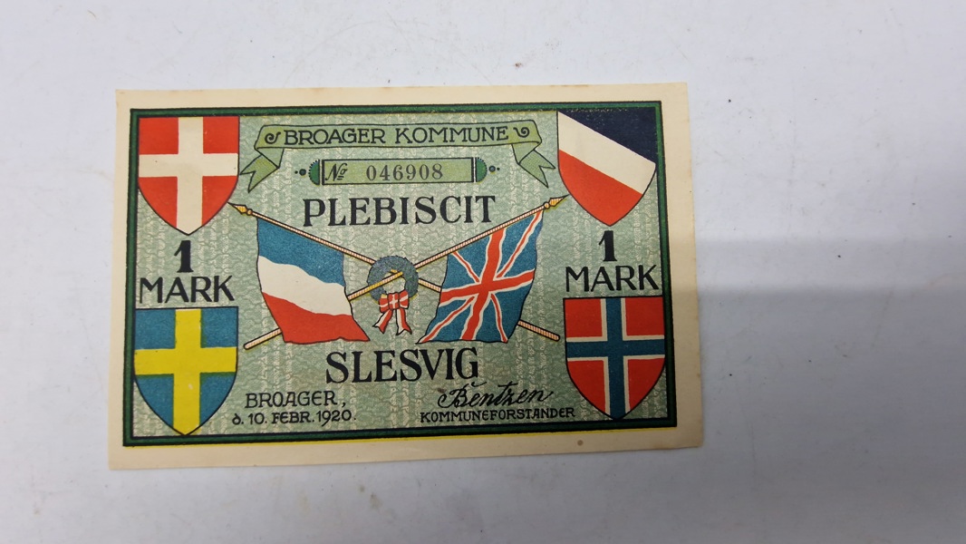 Original nødseddel, Broager