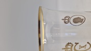 Sjældent Kong Christian X jubilæums glas