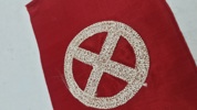 Ekstremt sjælden original N.S.U bordfane 