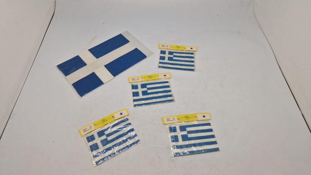 Samling originale miniature faner, Grækenland 