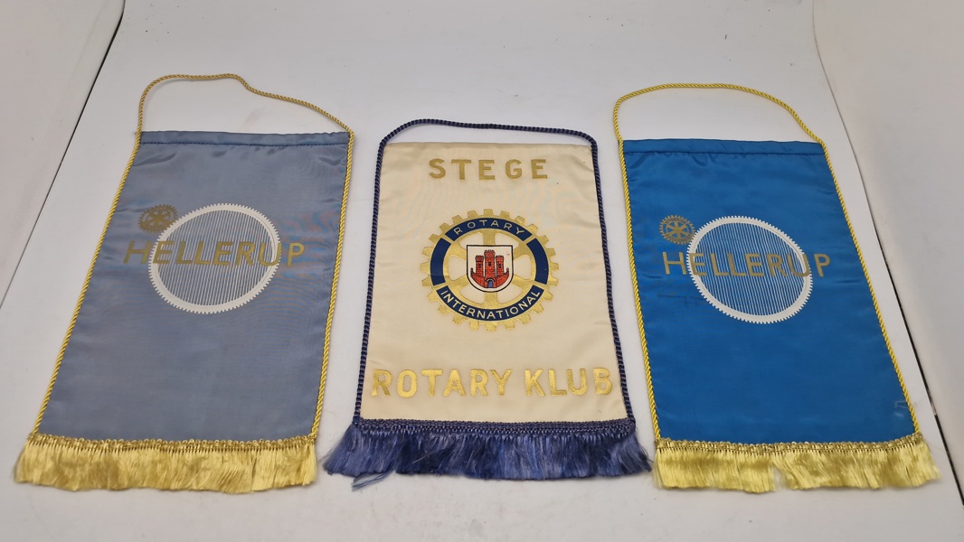 Samling originale bordbannere, Rotary Club
