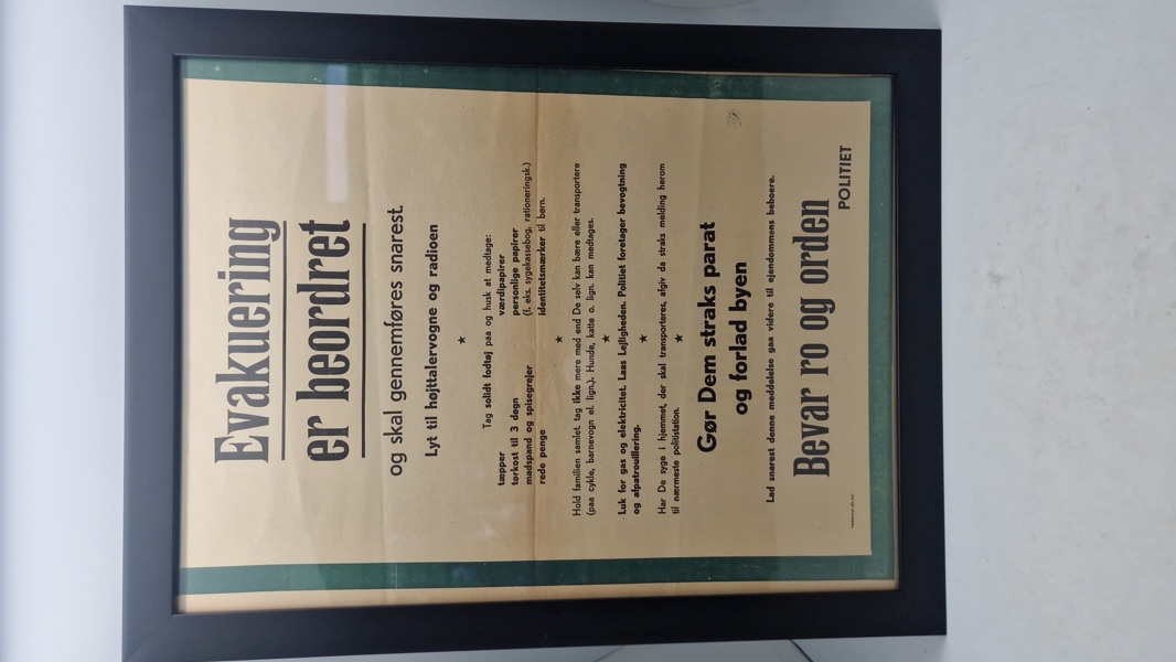 Original dansk evaluerings plakat