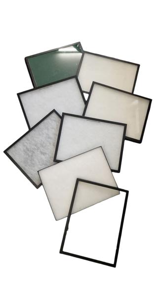 Samling rammer til bl.a. medaljer 