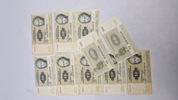 Samling danske 10 krone sedler