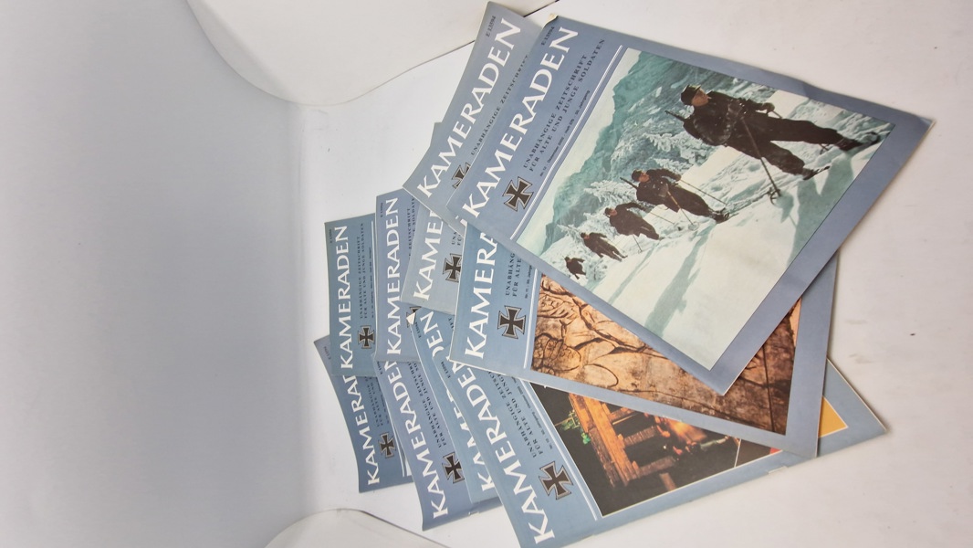 Samling originale tyske veteranblade