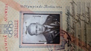 Originalt ID fra olympiaden Berlin 1936