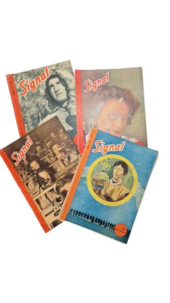 Samling originale Signal blade WW2 