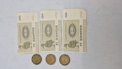 Samling sedler og mønter DK