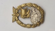 Originalt  Kriegsmarine.  Auxiliary Cruiser Badge,(Kriegsabzeichen für Hilfskreuzer) By C. E. Juncker