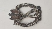 Originalt Tysk Infanterie-Sturmabzeichen in Silber jordfund