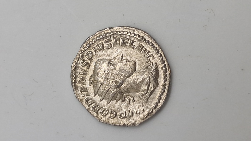 Original Romersk sølvmønt