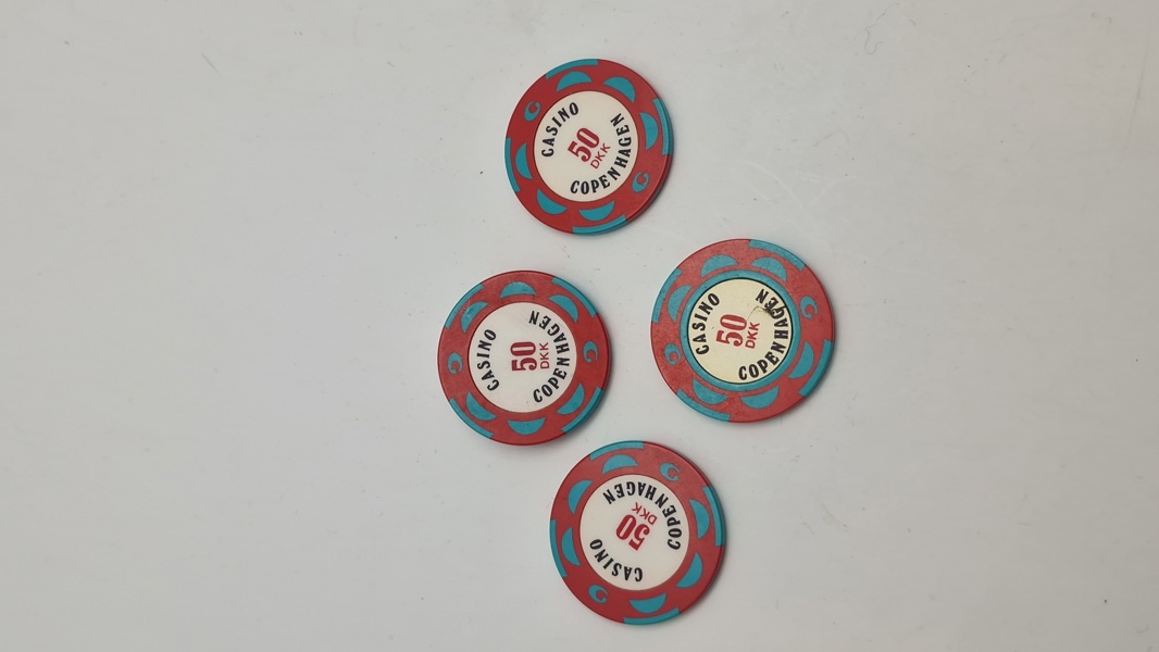 Originale danske Casino jetoner