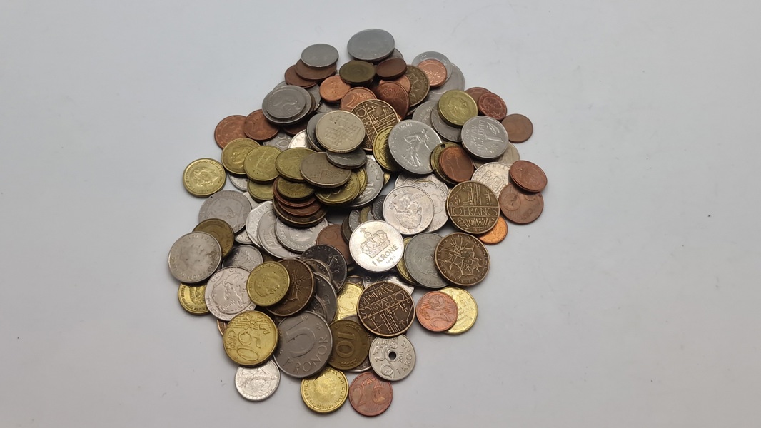 Samling mønter