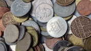 Samling mønter 