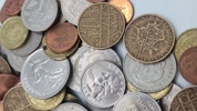 Samling mønter 