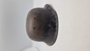 Original tysk Luftschütz hjelm, ww2