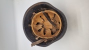 Original tysk Luftschütz hjelm, ww2