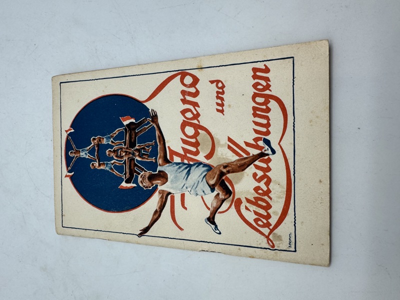 Originalt tysk ww2 hæfte, Jugend und Leibesübungen