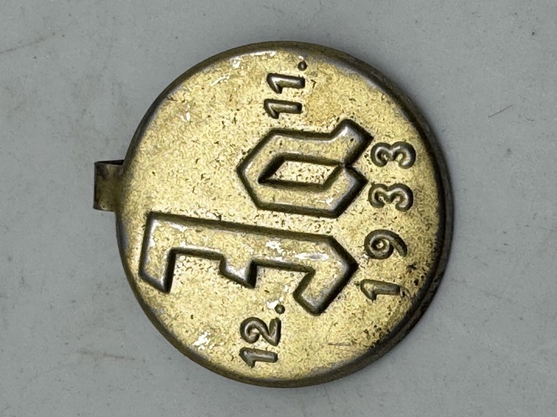 Sjælden original badge for valget af Adolf Hitler, 1933