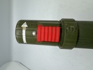 Originalt rør fra 40 mm håndholdt lysraket M/05 - deaktiveret 