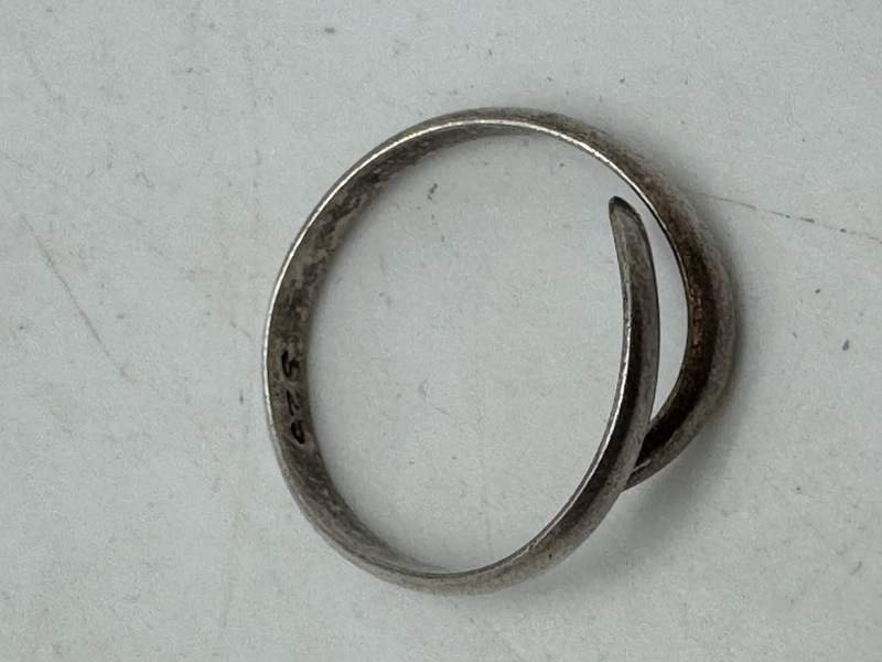 Fingerring af sterlingsølv