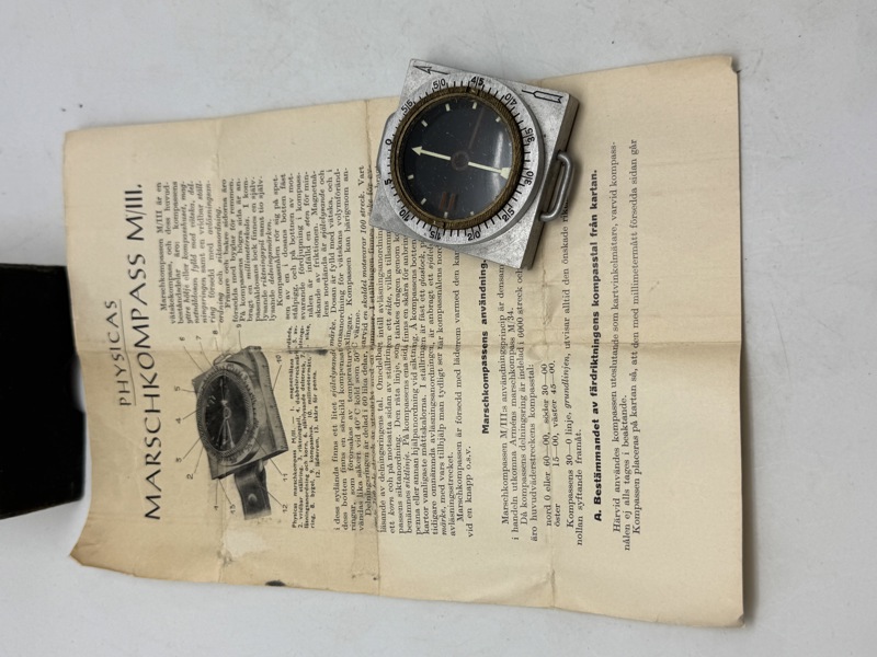 Originalt finsk officers kompas, vinterkrigen