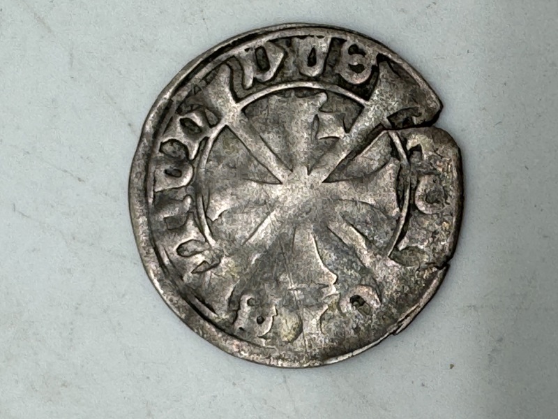 Original middelalder mønt af sølv