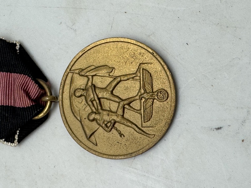 Original 1 oktober 1938 medalje