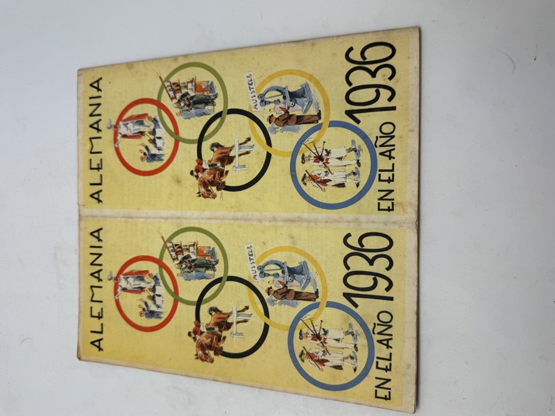 Originalt spansk olympiade hæfte fra 1936