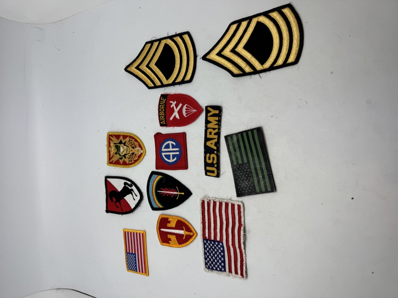 Samling originale US patches mm.