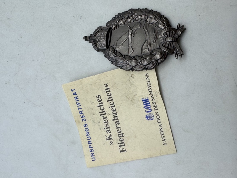 KaiserlicheFliegerabzeichen - efterkrigs (GODÉ)