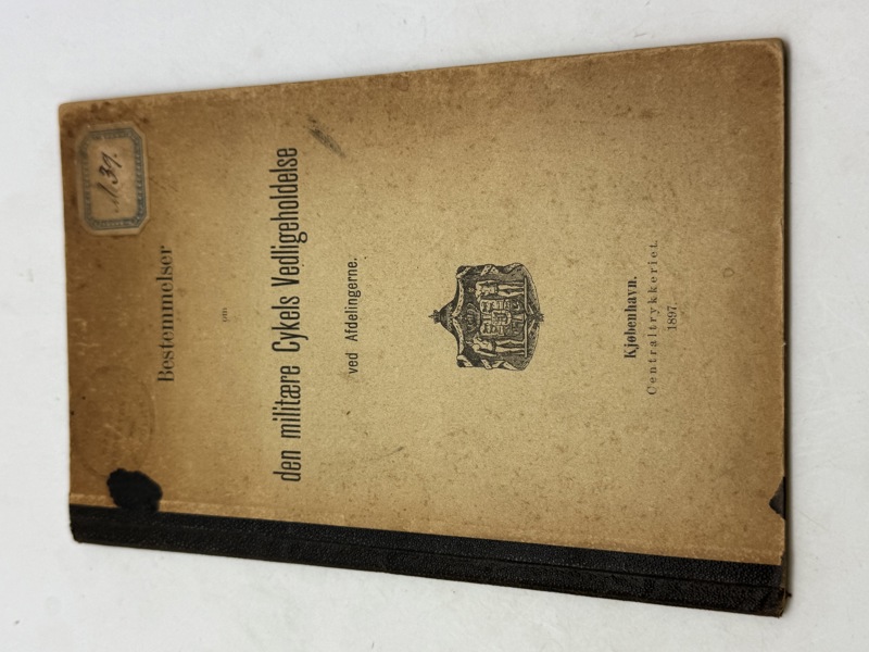 Den militære cykels vedligeholdelse , 1897