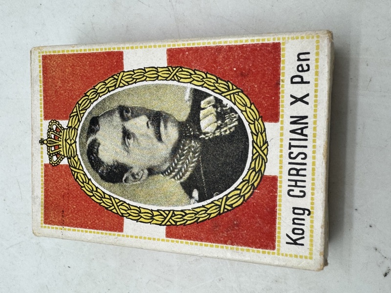 Original æske til fyldepens spidser, Kong Christian X
