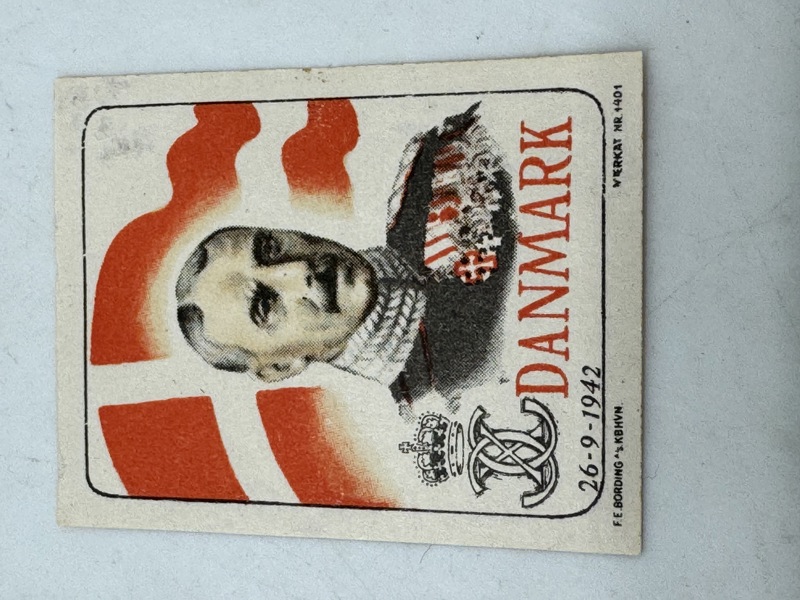 Original Kong Christian X mærkat