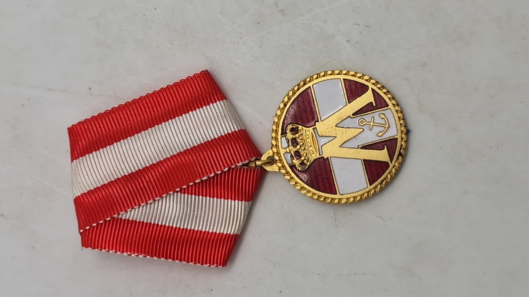 Original medalje fra Marineforeningen 