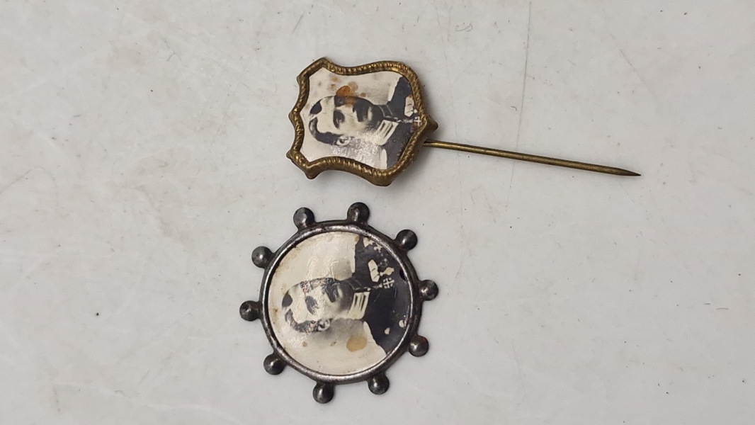 Originale Kong Christian X pins, tidlige 