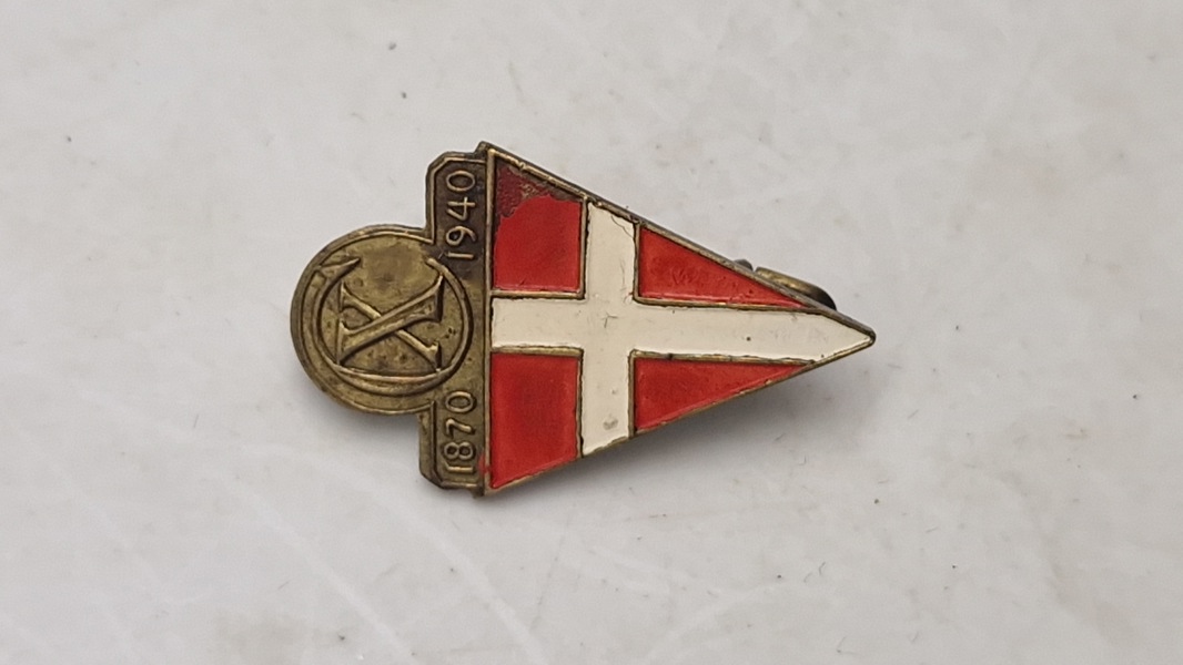 Ekstremt sjældent originalt Kong Christian X mærke 