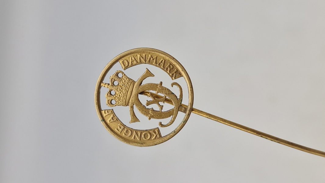 Original Kong Christian X nål 