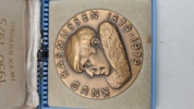 Original Sirius medalje (Knud Rasmussen) med æske