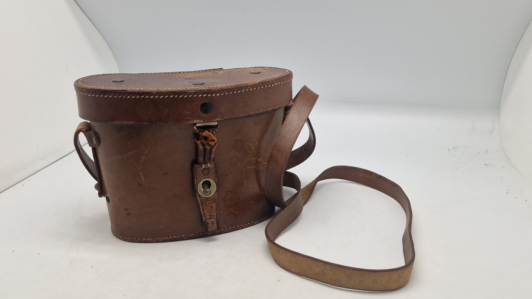 Original svensk militær kikkert taske fra tiden omkring ww2