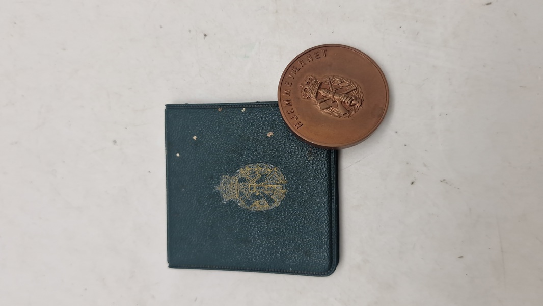 HJV mønt for duelighedsskydning med æske