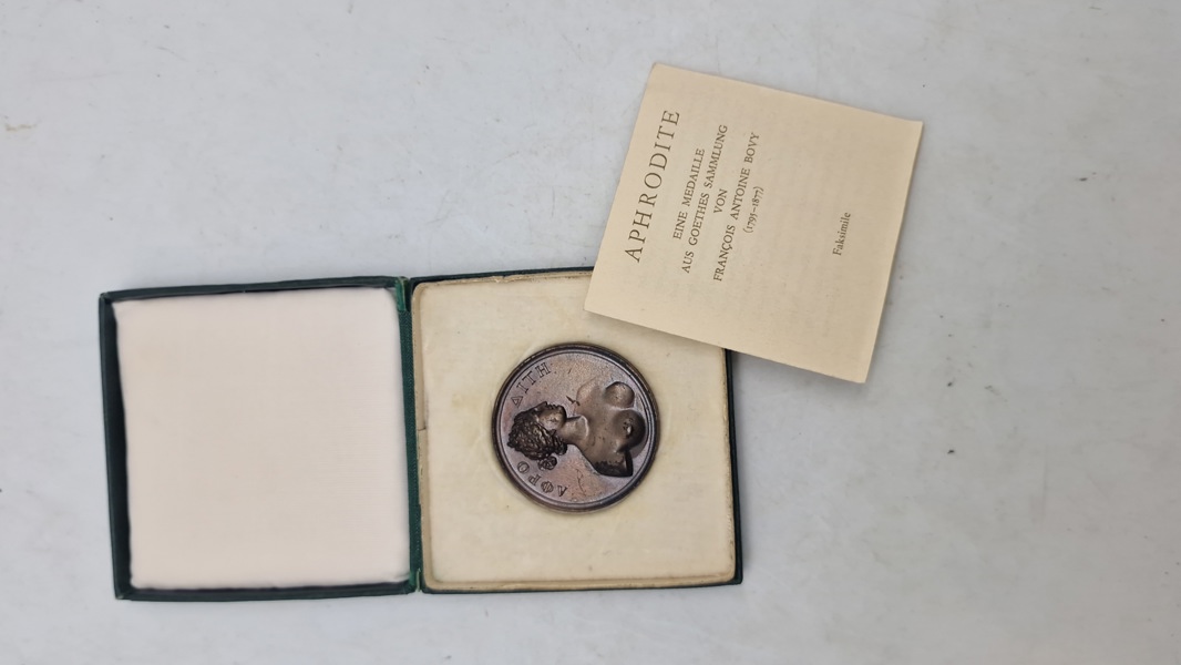 François Antoine Bovy Afrodite medalje med æske
