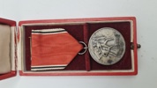 Original Anschluss Medal .Die Medaille zur Erinnerung an den 13. März 1938 i tildelings æske