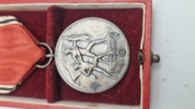 Original Anschluss Medal .Die Medaille zur Erinnerung an den 13. März 1938 i tildelings æske