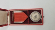 Original Anschluss Medal .Die Medaille zur Erinnerung an den 13. März 1938 i tildelings æske