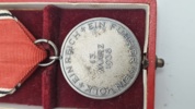 Original Anschluss Medal .Die Medaille zur Erinnerung an den 13. März 1938 i tildelings æske